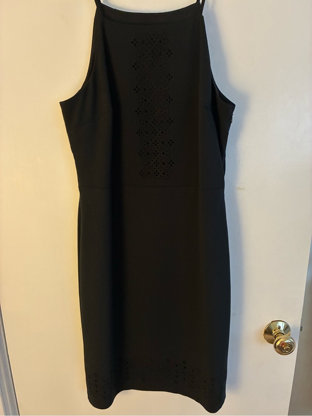 Banana Republic Black Midi Sheath Dress